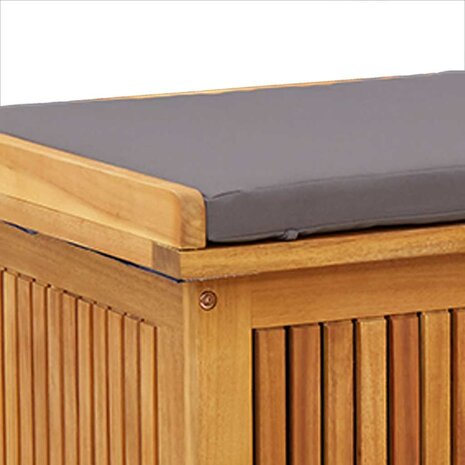 Kussenbox voor buiten 90x50x60,5 cm massief acaciahout