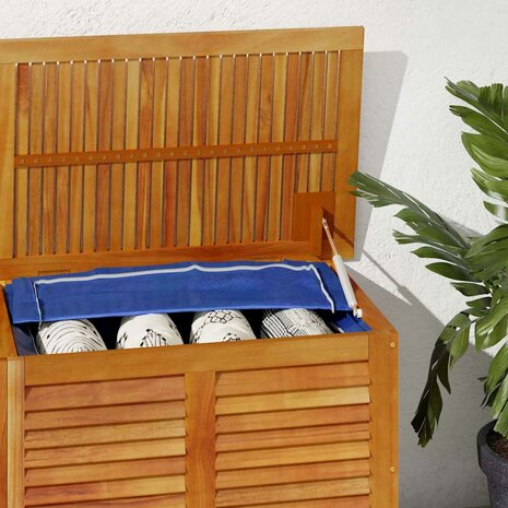 Tuinbox met jaloezieën 150x50x56 cm massief acaciahout