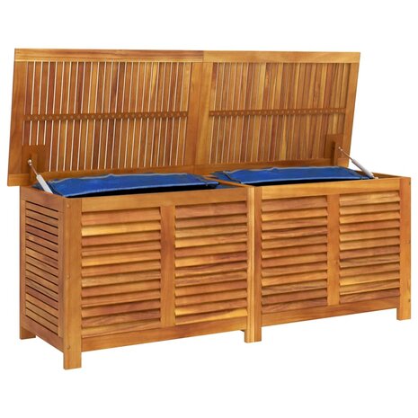 Tuinbox met jaloezieën 150x50x56 cm massief acaciahout