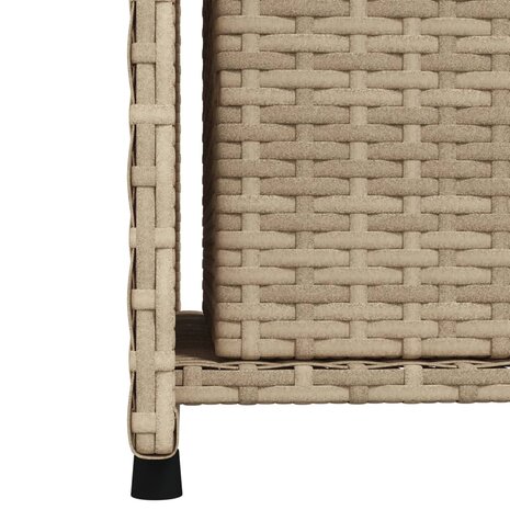 Tuinkast 50x55x115 cm poly rattan beige