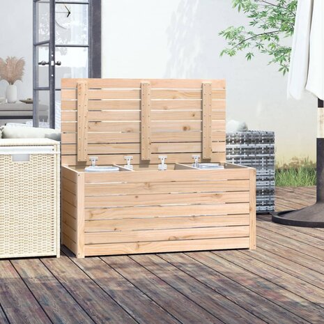 Tuinbox 101x50,5x46,5 cm massief grenenhout