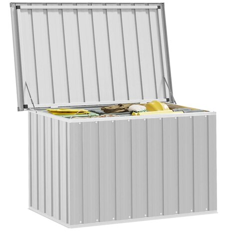 Tuinbox 109x67x65 cm grijs