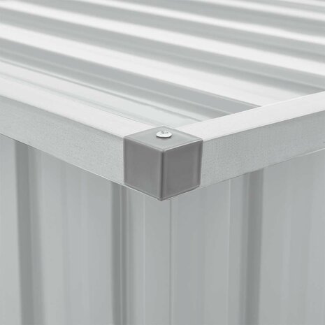 Tuinbox 109x67x65 cm grijs
