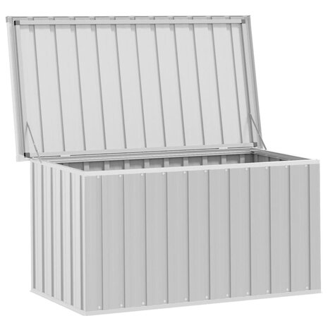 Tuinbox 129x67x65 cm grijs