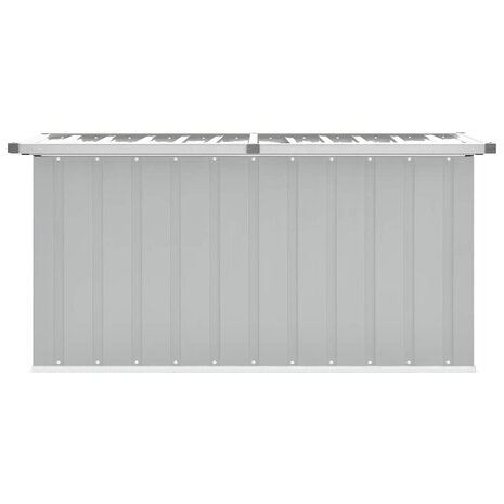 Tuinbox 129x67x65 cm grijs