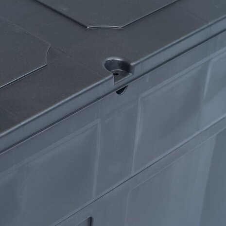Opbergkist 320 L zwart