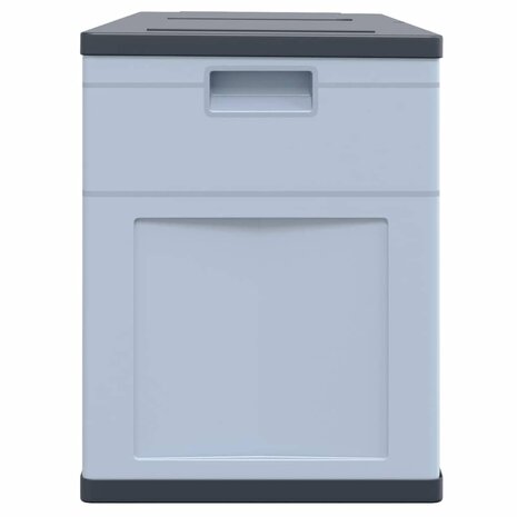 Opbergkist 320 L grijs zwart