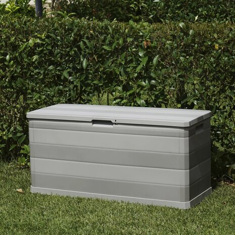 Tuinbox 117x45x56 cm grijs