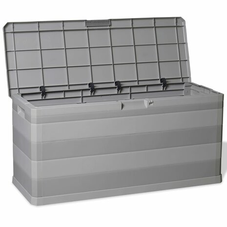 Tuinbox 117x45x56 cm grijs