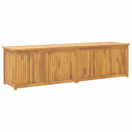 Tuinbox 200x50x55 cm massief teakhout