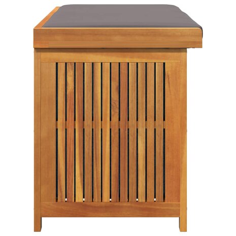 Opbergbox voor buiten 113x50x60,5 cm massief acaciahout