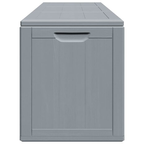 Tuinbox 270 L PP houtlook grijs