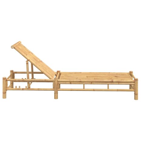 Ligbed 55x199x30 cm bamboe