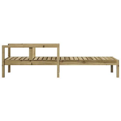 Ligstoel 199,5x62x55 cm geïmpregneerd grenenhout