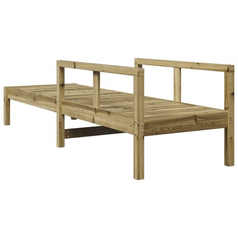 Ligstoel 199,5x62x55 cm geïmpregneerd grenenhout