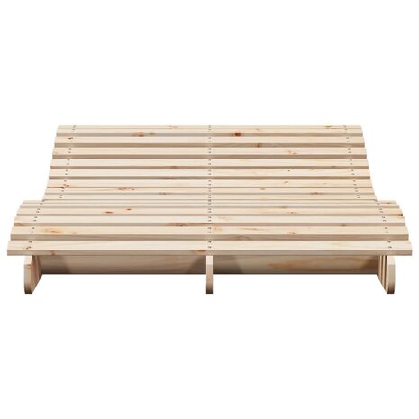 Ligbed 205x110x31,5 cm massief grenenhout