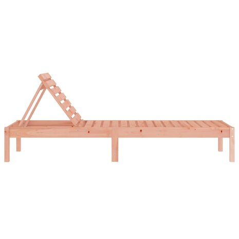 Ligbed 199,5x60x74 cm massief douglashout
