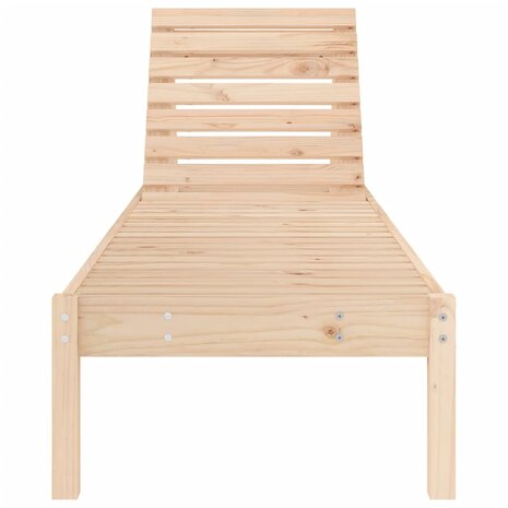 Ligstoelen 2 st 199,5x60x74 cm massief grenenhout