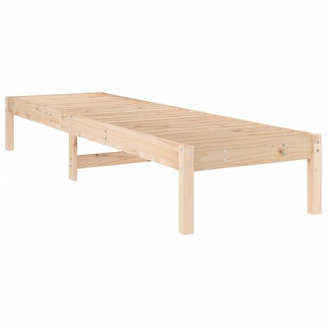 Ligstoelen 2 st 199,5x60x74 cm massief grenenhout