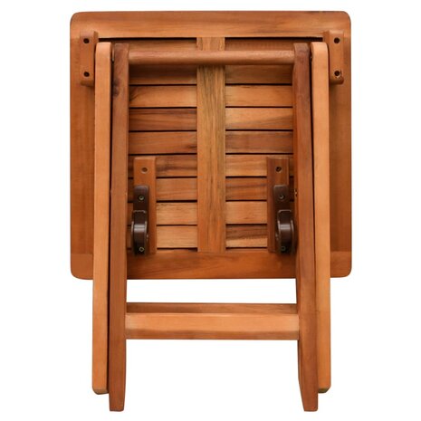 Ligbed met tafel massief acaciahout