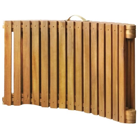 Ligbedden 2 st massief acaciahout