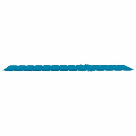 Ligbed 2-persoons met kussens bamboe
