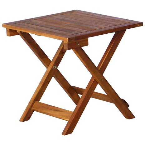 Ligbedden 2 st met tafel en kussens massief acaciahout