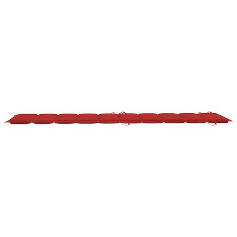 Ligbed met kussen massief acaciahout