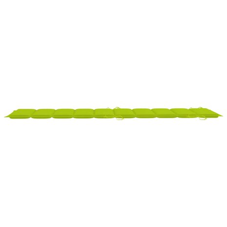 Ligbed met kussen massief acaciahout