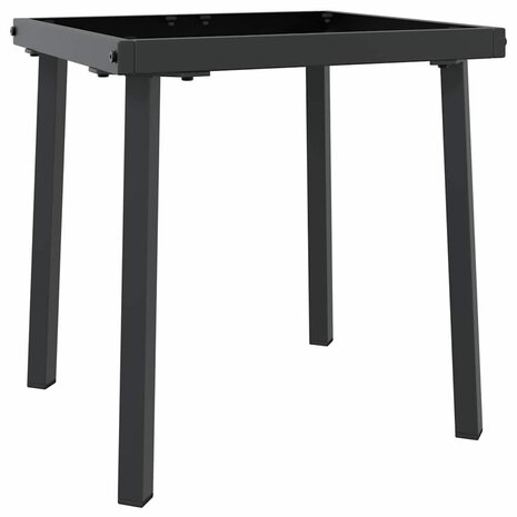 Ligstoelen 3 pcs Zwart 40 x 40 x 40.5 cm poly rattan