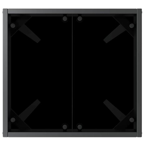 Zonligstoel met Tafel 2 pcs Bruin, zwart 40 x 40 x 40.5 cm
