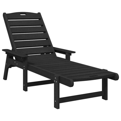 Tuin Lounge Meubels 3 pcs Zwart 38 x 38 x 46cm Polyetheen