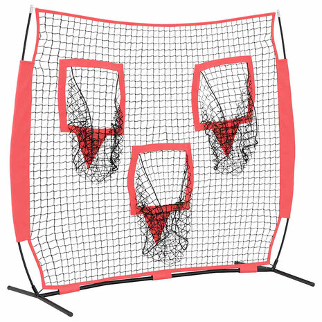Honken en Softbal Zwart 214.5 x 89.5 x 181 cm Polyester