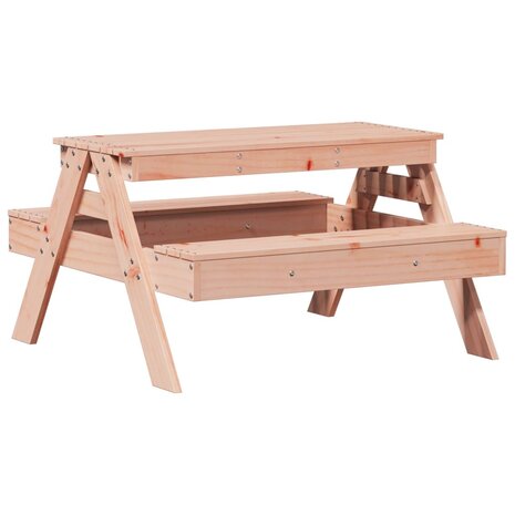 Picknicktafel voor kinderen 88x97x52 cm massief douglashout