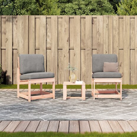 3-delige Loungeset massief douglashout