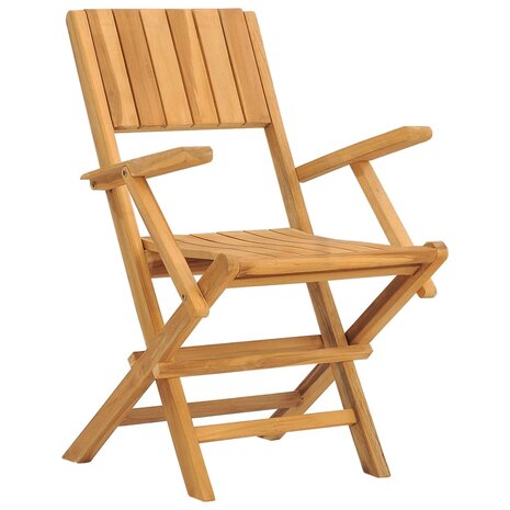 Tuinstoelen inklapbaar 4 st 55x61x90 cm massief teakhout
