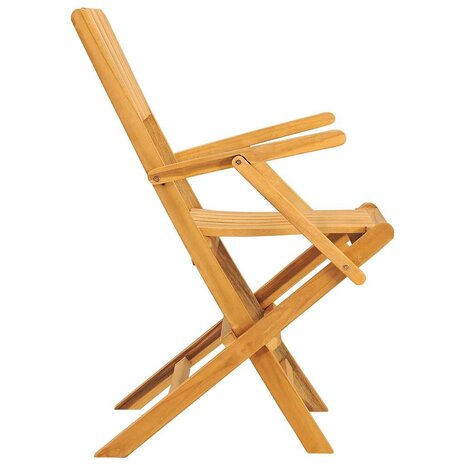 Tuinstoelen inklapbaar 4 st 55x61x90 cm massief teakhout