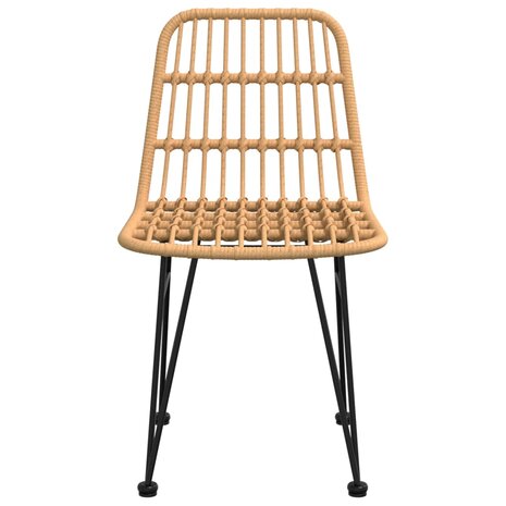 Tuinstoelen 2 st 48x62 84 cm PE-rattan