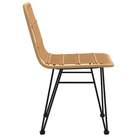 Tuinstoelen 2 st 48x62 84 cm PE-rattan