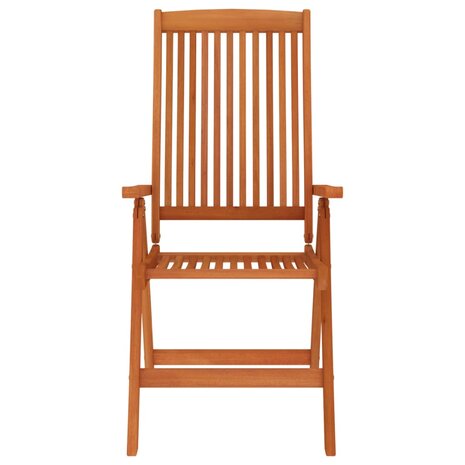 Tuinstoelen 6 st inklapbaar massief eucalyptushout