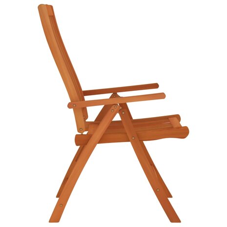 Tuinstoelen 6 st inklapbaar massief eucalyptushout