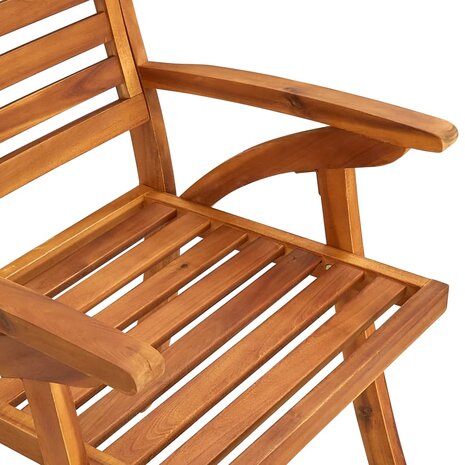 Tuinstoelen 3 st massief acaciahout
