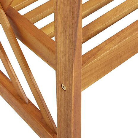 Tuinstoelen 2 st massief acaciahout