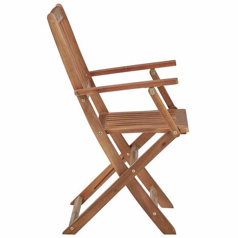 Tuinstoelen 6 st inklapbaar massief acaciahout
