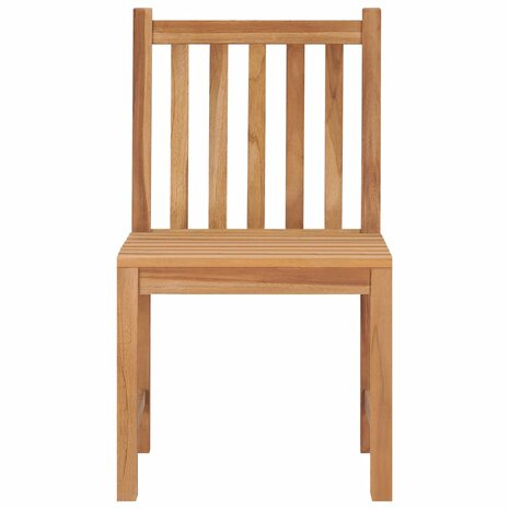 Tuinstoelen 6 st met kussens massief teakhout