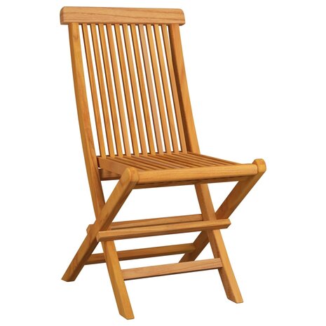 Tuinstoelen inklapbaar 8 st massief teakhout