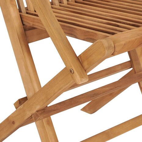 Tuinstoelen 8 st massief teakhout