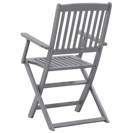 Tuinstoelen 6 st inklapbaar massief acaciahout