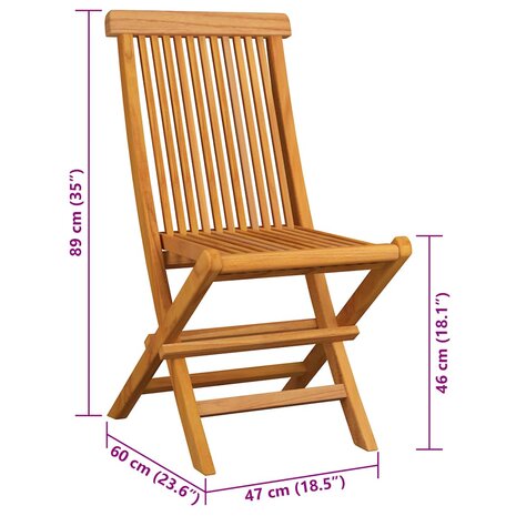 Tuinstoelen 4 st met crèmekleurige kussens massief teakhout