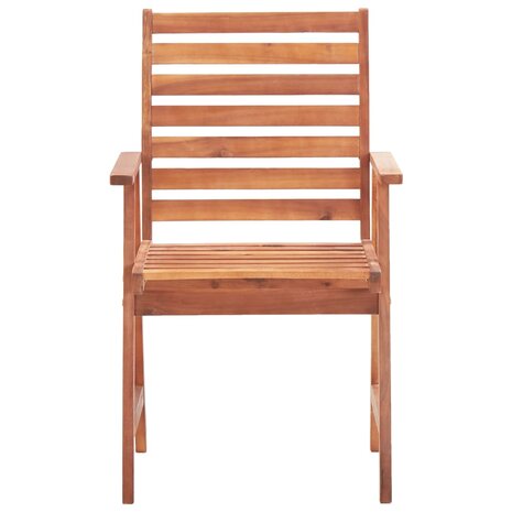 Tuinstoelen 6 st massief acaciahout